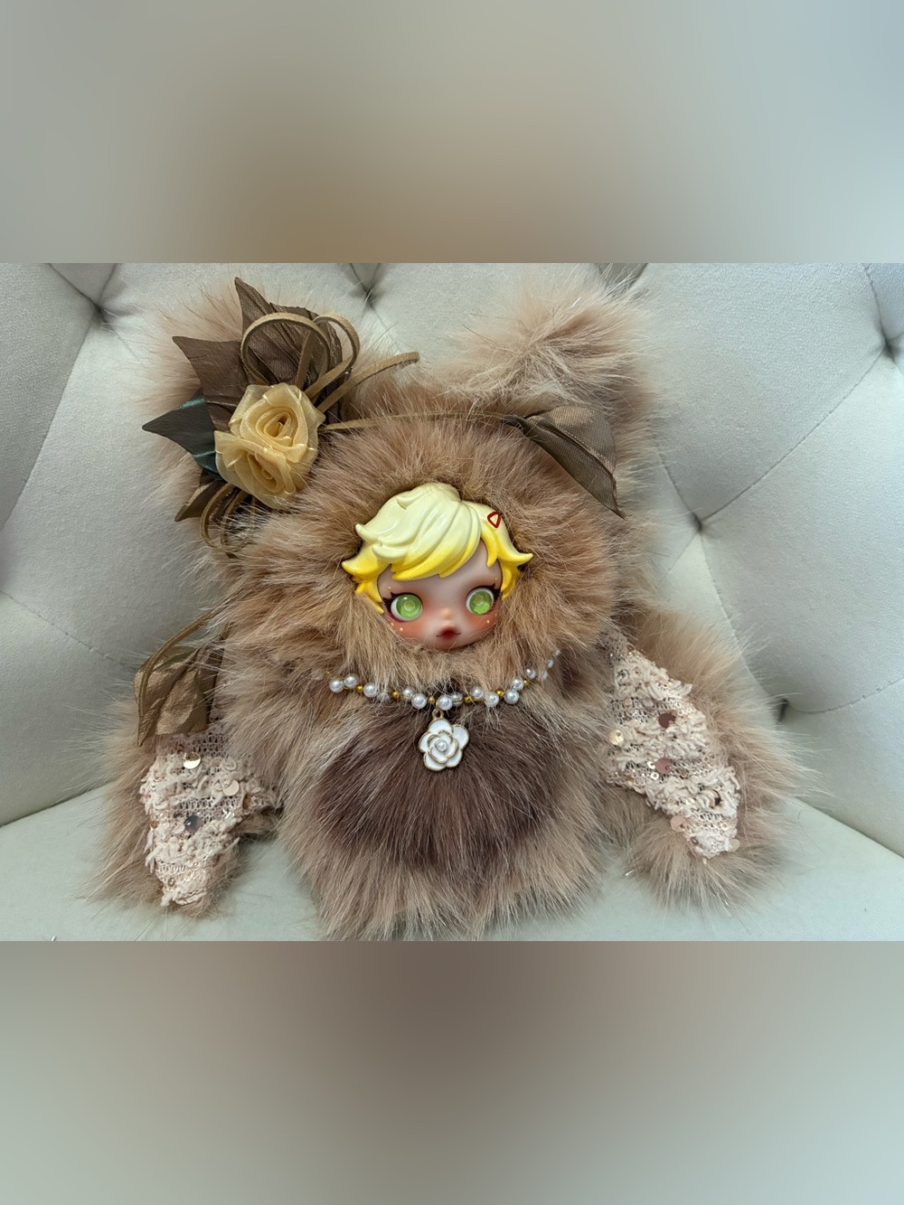 Gorgeous Custom Skullpanda - New, high-quality custom doll